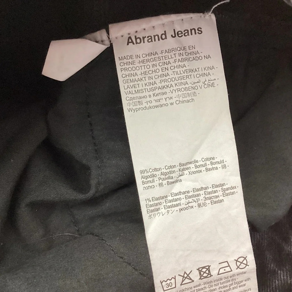 Abrand A 94 High & Wide Jeans Size 28 - Picture 12 of 13